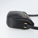 GUCCI GG Supreme Web Sherry Line Bag Leather Gold Gold 001 58 0918 Auth BA9076-4