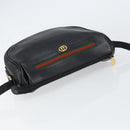 GUCCI GG Supreme Web Sherry Line Bag Leather Gold Gold 001 58 0918 Auth BA9076-6