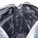 GUCCI Guccissima GG Canvas Umhängetasche Leder Schwarz Silber 201448 Auth BA9077-19