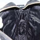 GUCCI Guccissima GG Canvas Umhängetasche Leder Schwarz Silber 201448 Auth BA9077-20