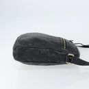 GUCCI Guccissima GG Canvas Umhängetasche Leder Schwarz Silber 201448 Auth BA9077-3
