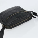 GUCCI Guccissima GG Canvas Umhängetasche Leder Schwarz Silber 201448 Auth BA9077-6