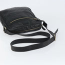 GUCCI Guccissima GG Canvas Umhängetasche Leder Schwarz Silber 201448 Auth BA9077-7