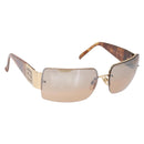 CHANEL Sunglasses plastic Brown CC Auth BA9080-1