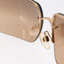 CHANEL Sunglasses plastic Brown CC Auth BA9080-11