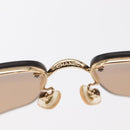 CHANEL Sunglasses plastic Brown CC Auth BA9080-13