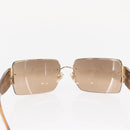 CHANEL Sunglasses plastic Brown CC Auth BA9080-3