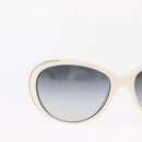 CHANEL Sunglasses plastic White CC Auth BA9081-4