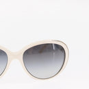 CHANEL Sunglasses plastic White CC Auth BA9081-5