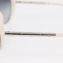 CHANEL Sunglasses plastic White CC Auth BA9081-8