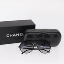 CHANEL Sunglasses plastic Black CC Auth BA9082-12