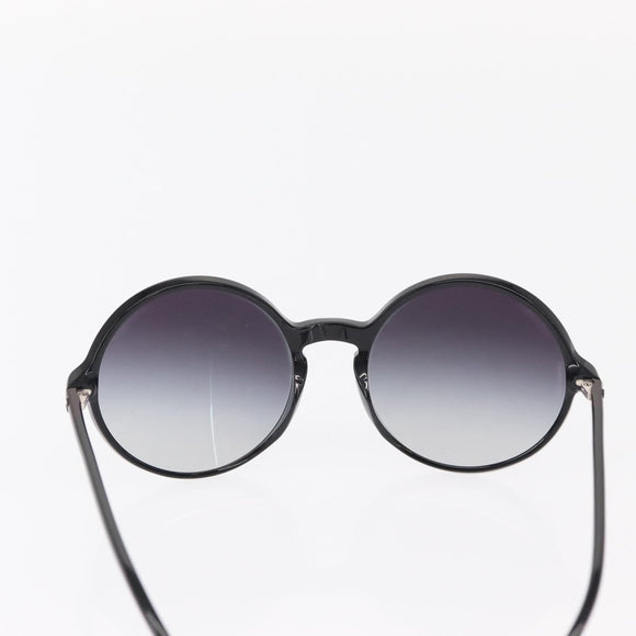 CHANEL Sunglasses plastic Black CC Auth BA9082