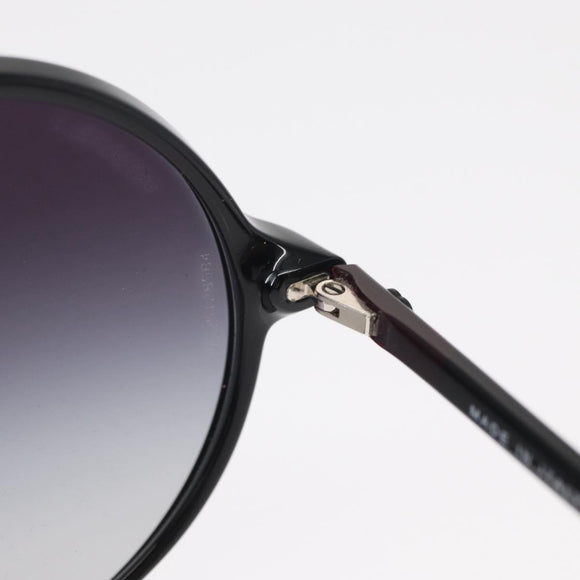 CHANEL Sunglasses plastic Black CC Auth BA9082