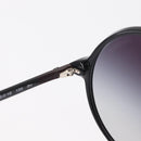 CHANEL Sunglasses plastic Black CC Auth BA9082-9