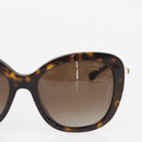 CHANEL Sunglasses plastic Brown CC Auth BA9083-4