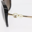 CHANEL Sunglasses plastic Brown CC Auth BA9083-7