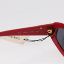 CHANEL Sunglasses plastic Red CC Auth BA9084-11
