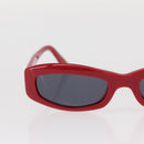 CHANEL Sunglasses plastic Red CC Auth BA9084-4