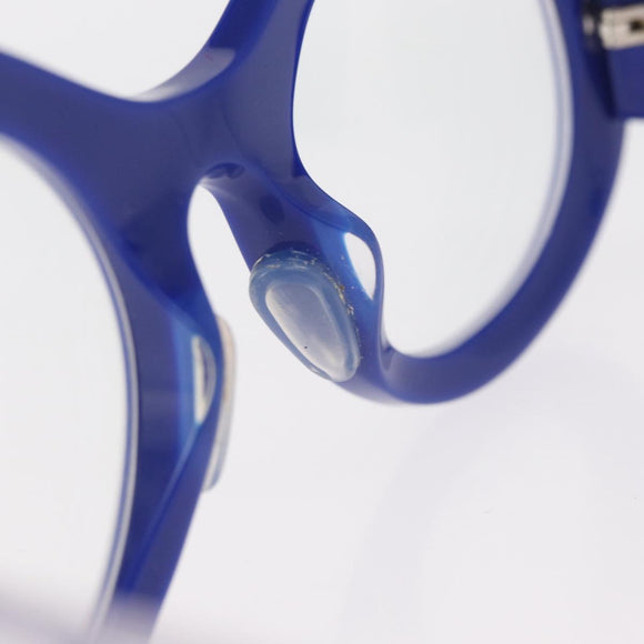 CHANEL Sunglasses plastic Blue CC Auth BA9085