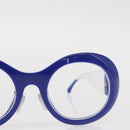 CHANEL Sunglasses plastic Blue CC Auth BA9085-4