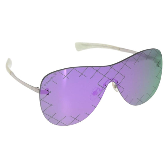 CHANEL Sunglasses plastic Black CC Auth BA9086V