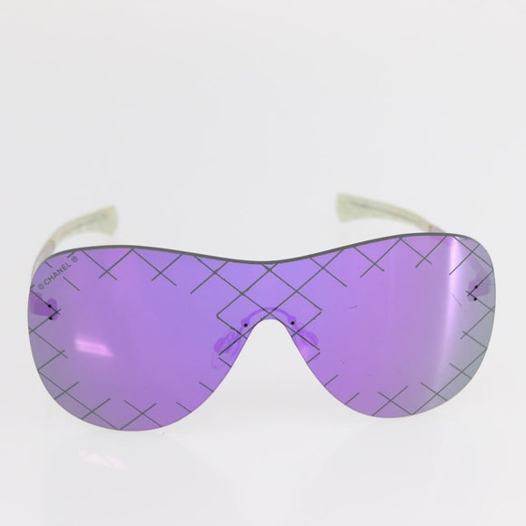 CHANEL Sunglasses plastic Black CC Auth BA9086V