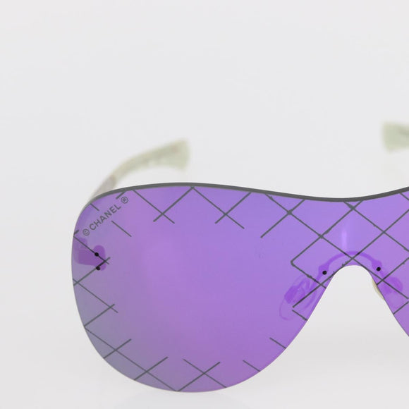 CHANEL Sunglasses plastic Black CC Auth BA9086V