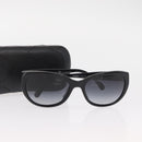 CHANEL Sunglasses plastic Black CC Auth BA9087-12