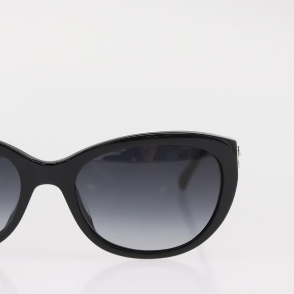 CHANEL Sunglasses plastic Black CC Auth BA9087