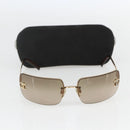 CHANEL Sunglasses plastic Brown CC Auth BA9089-11