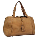 Chloe Hand Bag Leather Brown Auth BA909-1