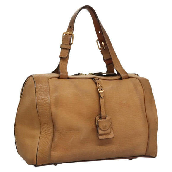 Chloe Hand Bag Leather Brown Auth BA909