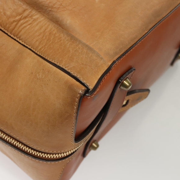 Chloe Hand Bag Leather Brown Auth BA909