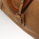 Chloe Hand Bag Leather Brown Auth BA909-16