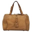 Chloe Hand Bag Leather Brown Auth BA909-2