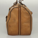 Chloe Hand Bag Leather Brown Auth BA909-4