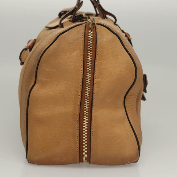 Chloe Hand Bag Leather Brown Auth BA909