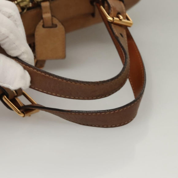 Chloe Hand Bag Leather Brown Auth BA909