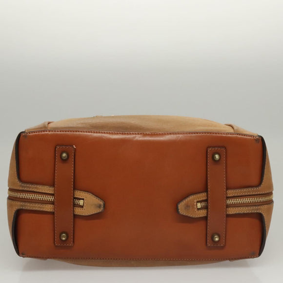 Chloe Hand Bag Leather Brown Auth BA909