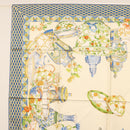 GUCCI Scarf Silk Blue Auth BA9093-2