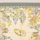 GUCCI Scarf Silk Blue Auth BA9093-3