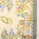 GUCCI Scarf Silk Blue Auth BA9093-7