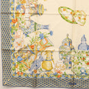 GUCCI Scarf Silk Blue Auth BA9093-8