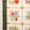 GUCCI Scarf Silk Green Auth BA9095-5