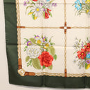GUCCI Scarf Silk Green Auth BA9095-8