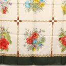 GUCCI Scarf Silk Green Auth BA9095-9