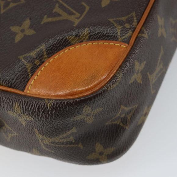 LOUIS VUITTON Monogram Compiegne 28 Clutch Bag M51845 LV Auth BA9096