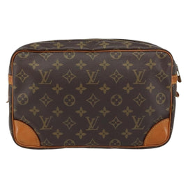 LOUIS VUITTON Monogram Compiegne 28 Clutch Bag M51845 LV Auth BA9096 - 0