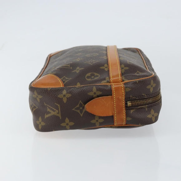 LOUIS VUITTON Monogram Compiegne 28 Clutch Bag M51845 LV Auth BA9096