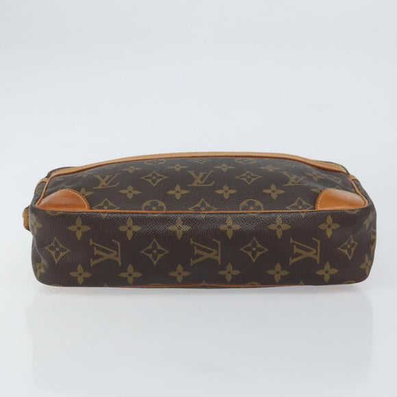 LOUIS VUITTON Monogram Compiegne 28 Clutch Bag M51845 LV Auth BA9096